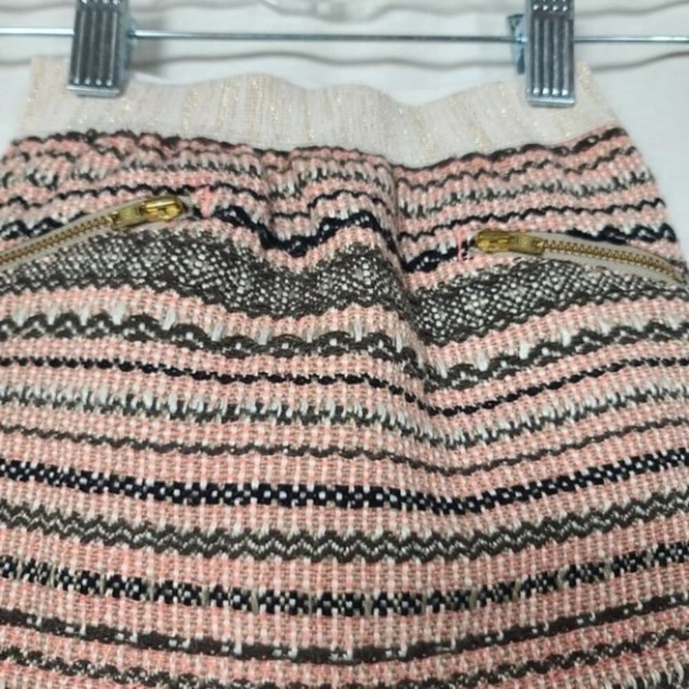 Genuine Kids From Oshkosh Striped Zipper Skirt 18M - Picture 2 of 6
